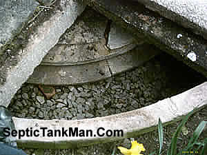 concrete septic tank filter media